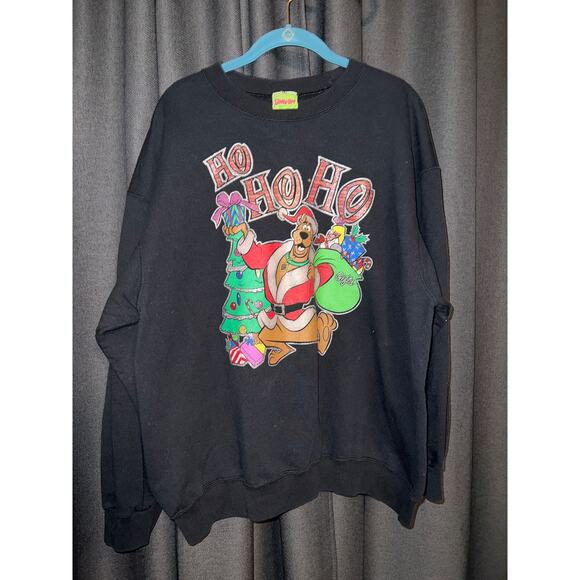 Ugly Christmas Sweatshirt Sweater Xmas Size XL Vintage Crewneck Scooby-Doo - Picture 1 of 3